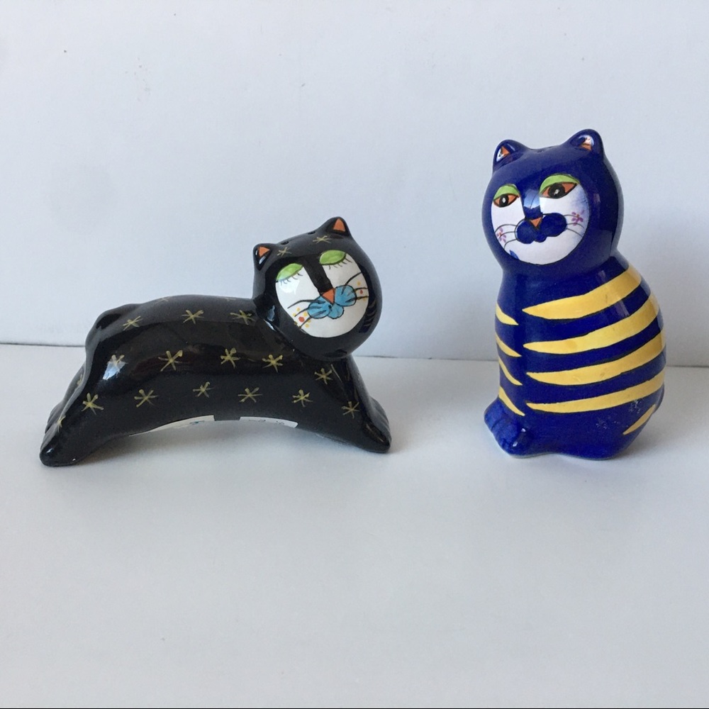 Milson and Louis Cat Salt and Pepper Shakers